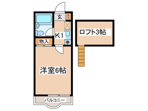 エルドールフジの物件間取画像